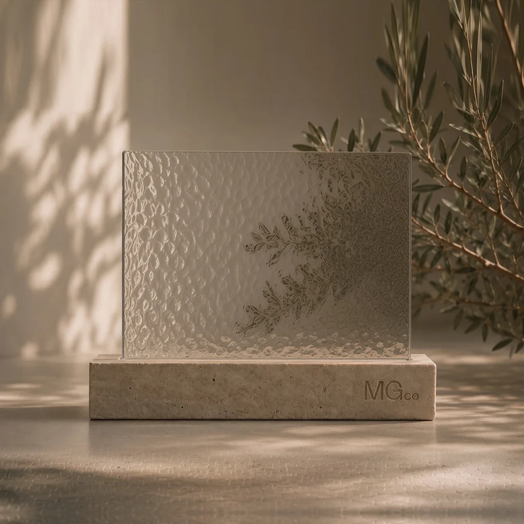Minster patterned glass sample