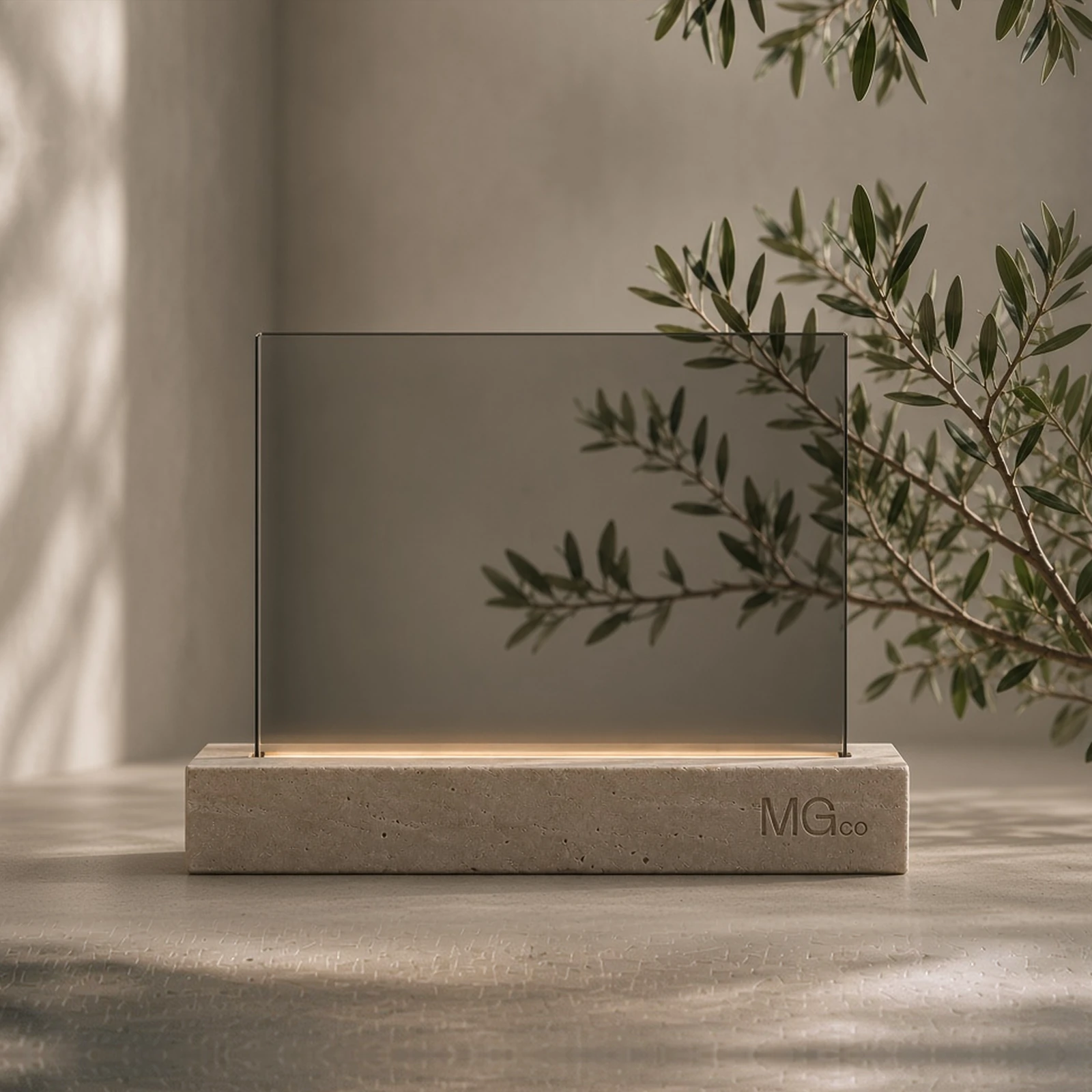 Grey tint glass sample