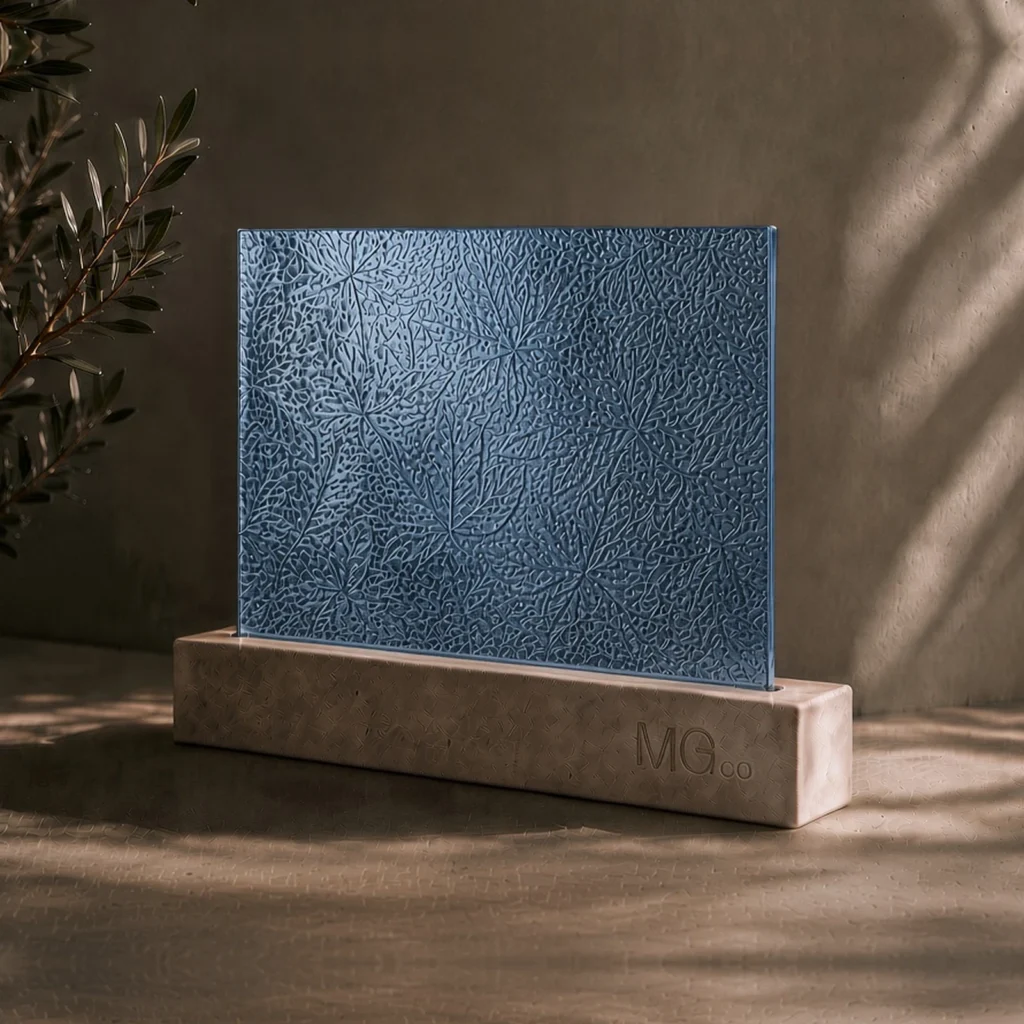 Blue Stippolyte marble antique mirror sample