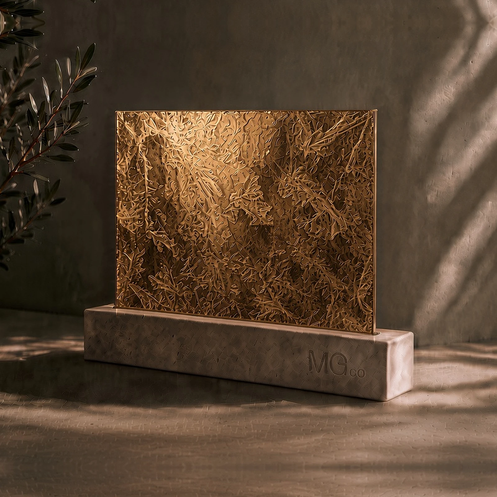 Bronze Arctic stock antique mirror sample