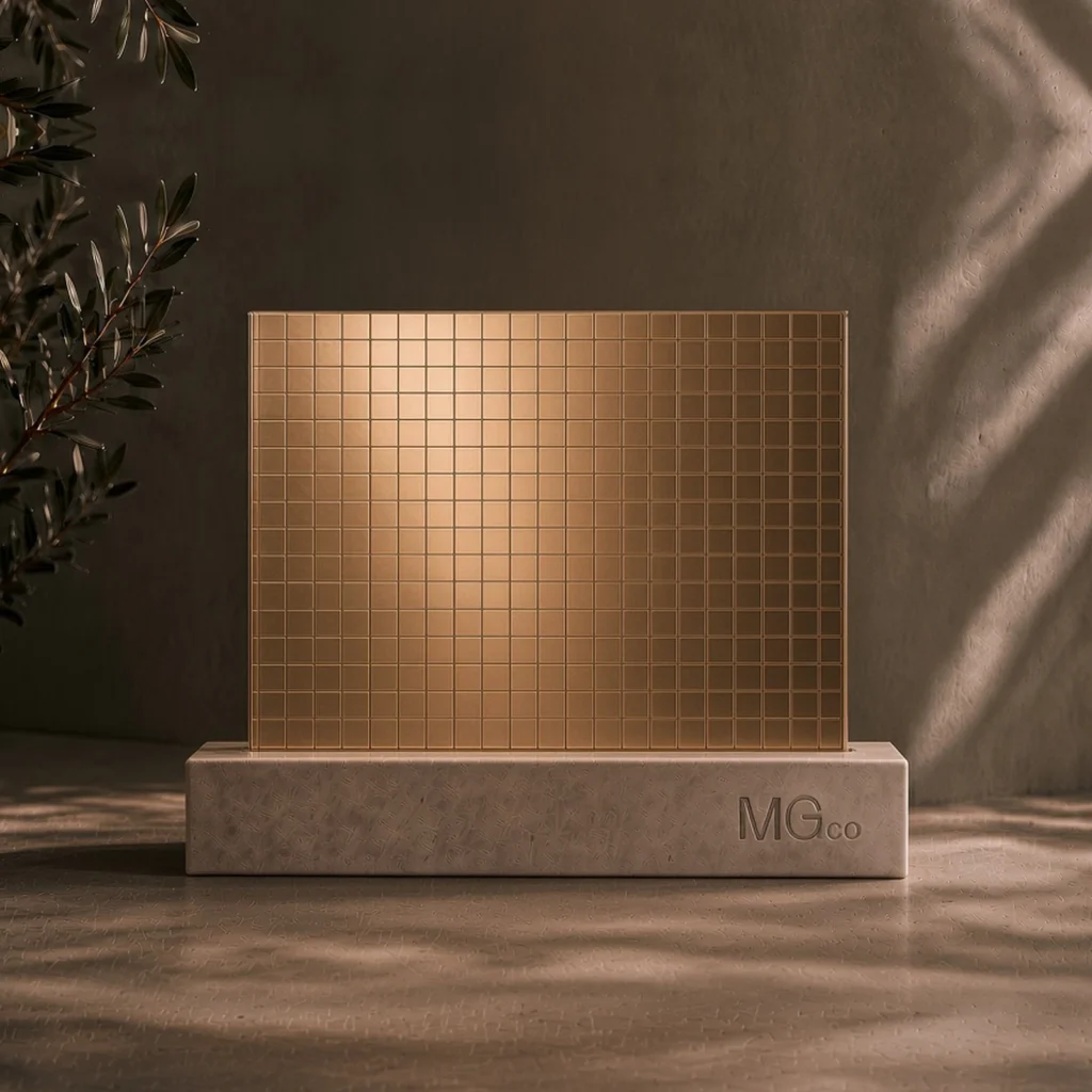 Bronze Digital textured mirror sample