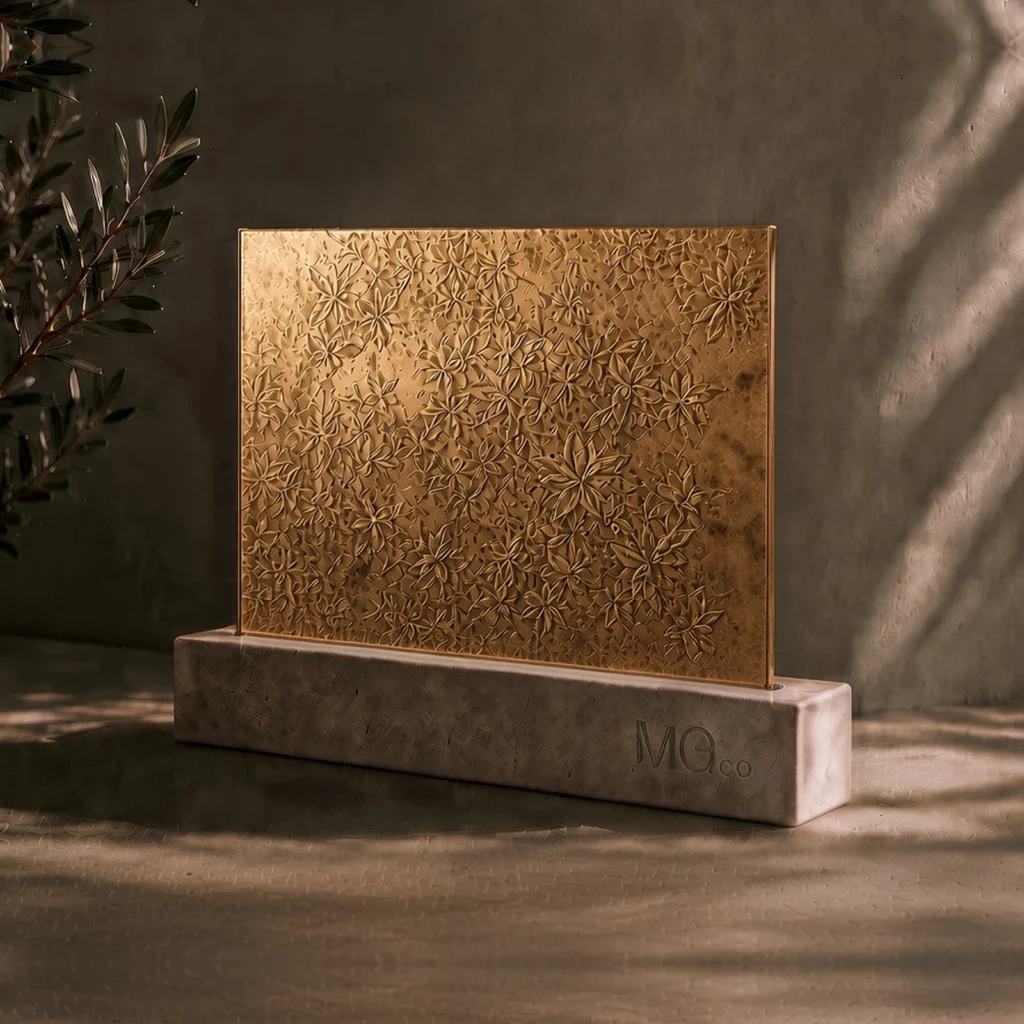 Bronze Mayflower stock antique mirror sample