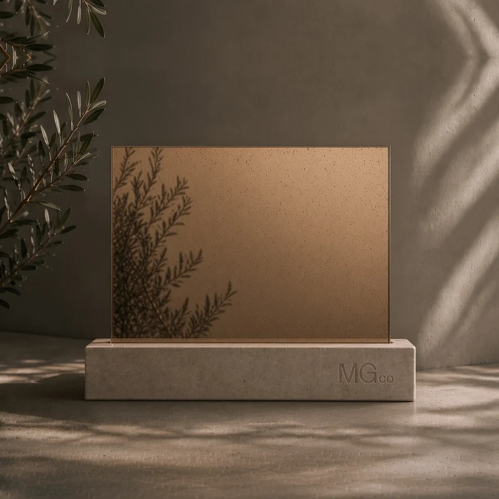 Bronze stock antique mirror sample