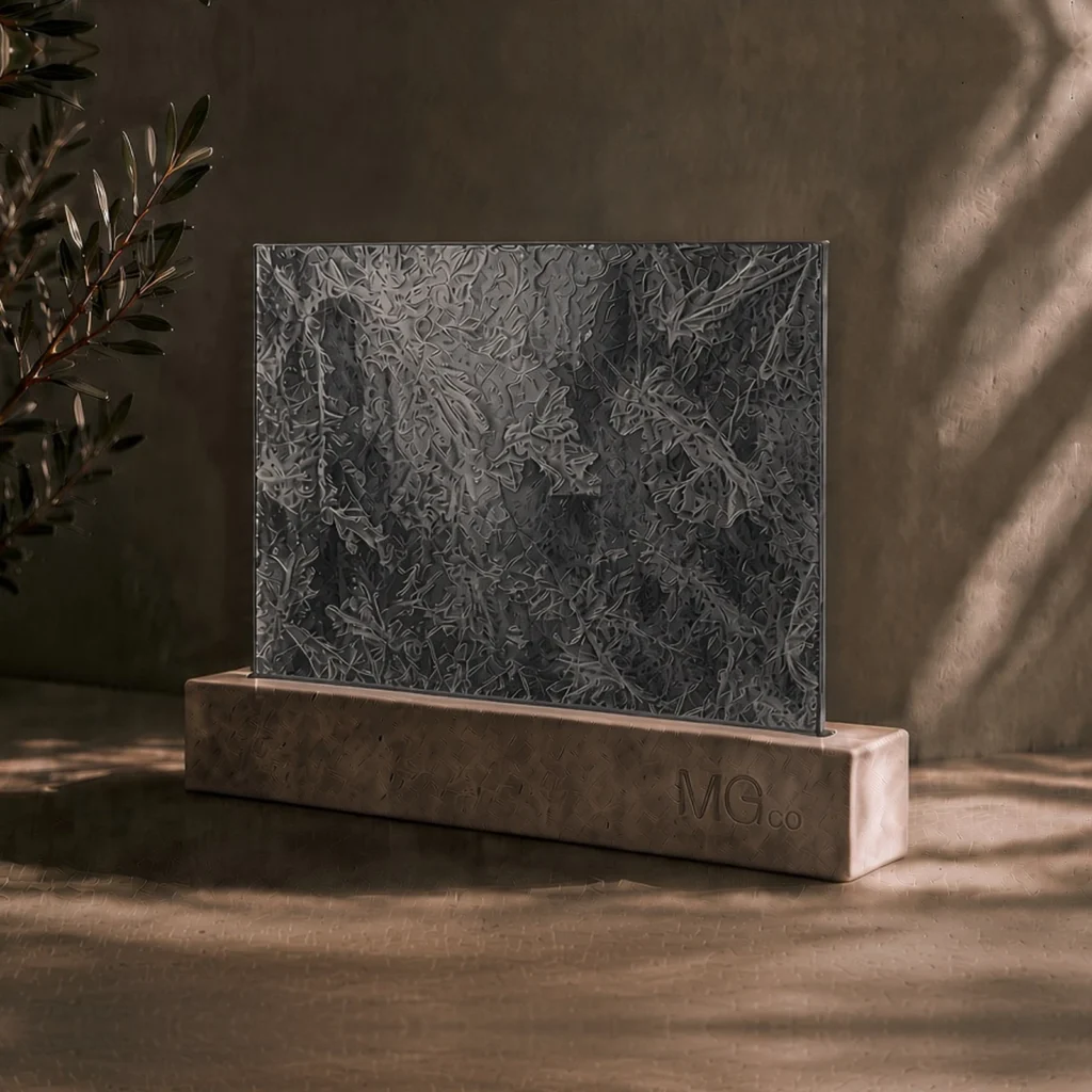 Grey Arctic stock antique mirror sample