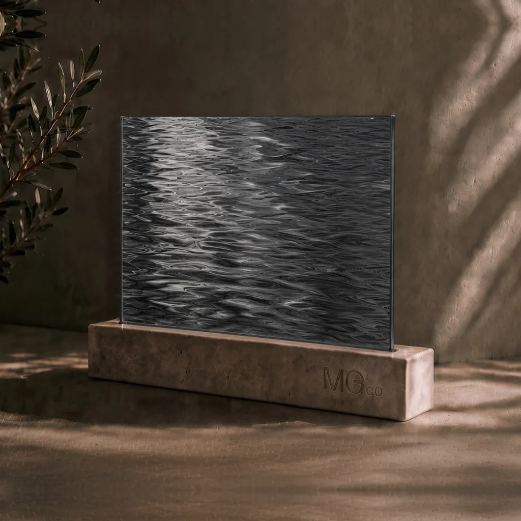 Grey Contora stock antique mirror sample