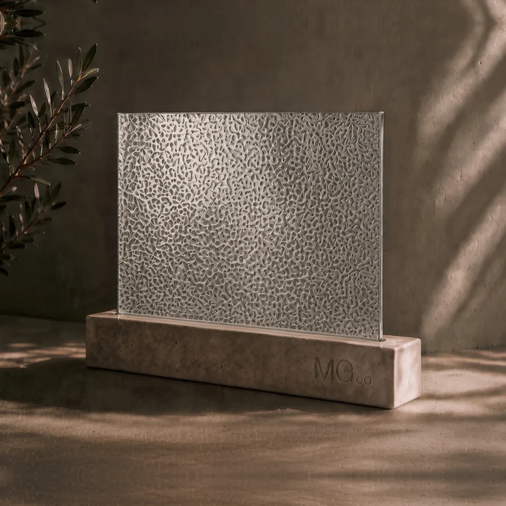 Silver Minster stock antique mirror sample