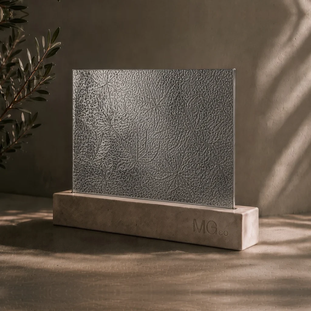 Silver Stippolyte marble antique mirror sample